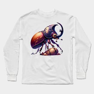 Cute Rhinoceros beetles Long Sleeve T-Shirt